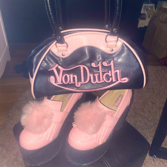 Pink vinyl platform Barbie licious heels - Picture 4 of 4